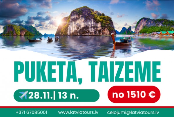 🇹🇭 PUKETA - pēdējās vietas!